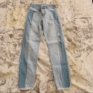 pacsun two toned jean